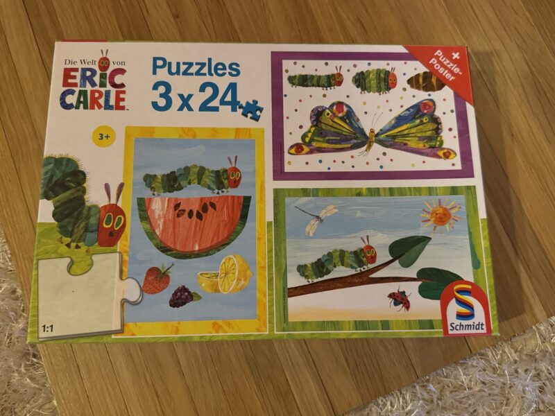 Puzzles Raupe Nimmersatt